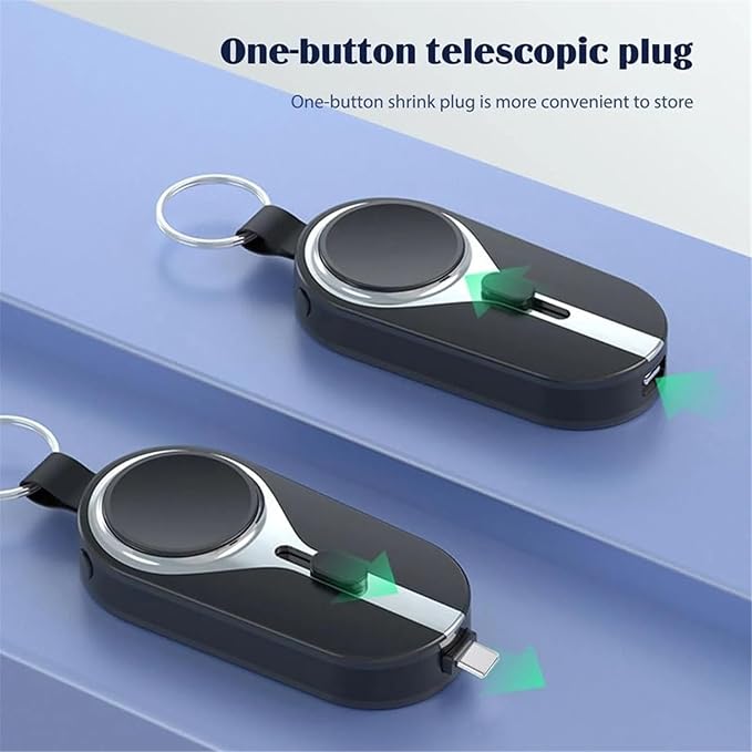 2-in-1 Emergency Keychain Power Bank