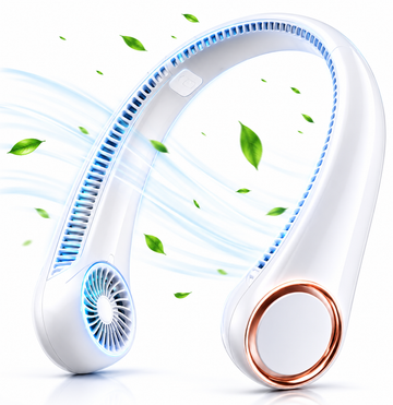 Portable Neck Fan With Battery and USB Charging
